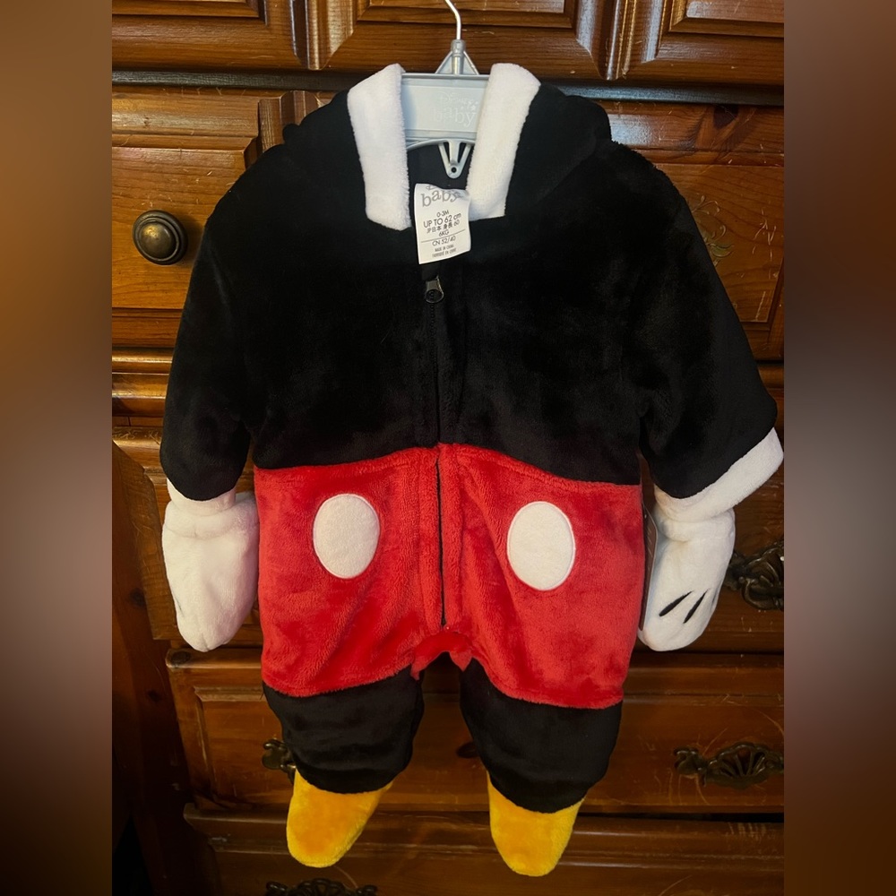 Baby Mickey Mouse Costume 0-3m